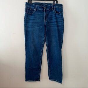 Chico’s Straight Leg Dark Wash Jeans Size 2.5R or 14